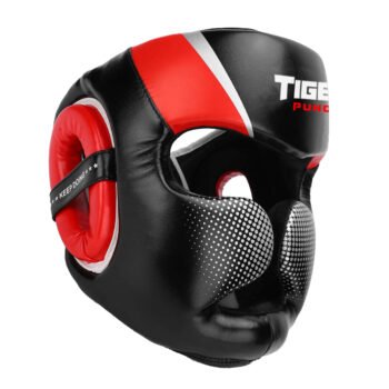Tiger Punch Pro Leather Boxing Headguard